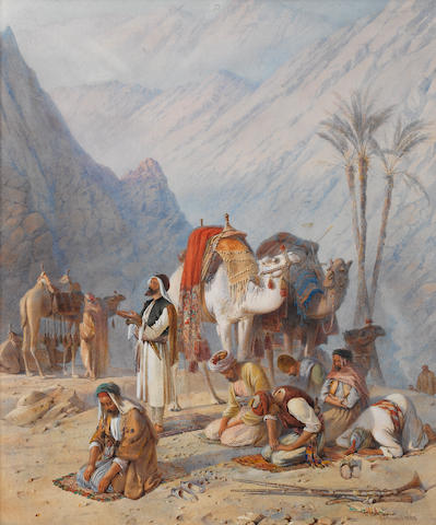 رسوم المصلين في أعمال  جوزيف أوستن بينويل