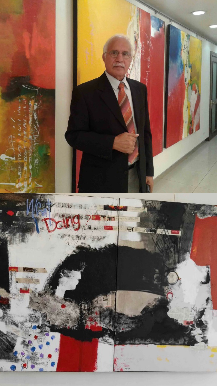 أحمد أبو زينة: فنان تشكيلي سوري عشق الألوان والتجريد